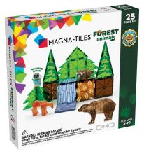 MAGNA-TILES Magnētiskais konstruktors Meža dzīvnieki, 25 gab.