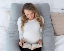 La Bebe™ Cushy Maternity Pillow Art.91913 Beige