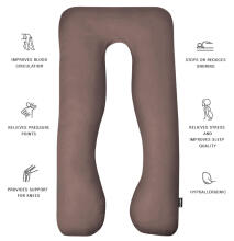 La Bebe™ Cushy Maternity Pillow Art.91913 Beige