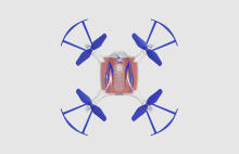 REVOLT RC triki droon Night Hawk Mini, X20T