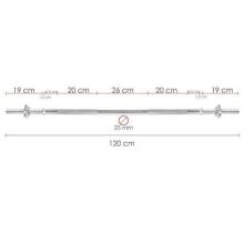 Käepide, kaaluvarras Springos FA1049 120 cm 25mm