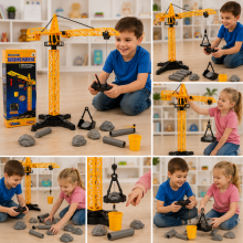 I-Toys Building Machine Art.212549 Raadio teel juhitav tornkraana