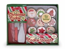 Melissa&Doug Christmas Cookie Set Art.15158 Puidust küpsise komplekt