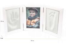 Art for baby Art.21646 Hand and Foot Print Dark Brown