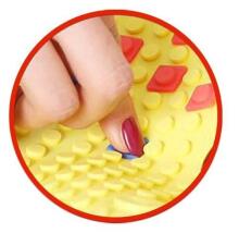 Upixel lisad väikesed klotsid erkroheline