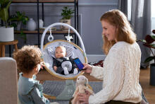 KinderKraft Lumi  Art.221504  Grey beebikiik-lamamistool Lumi, helehall
