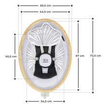 KinderKraft Lumi  Art.221504  Grey beebikiik-lamamistool Lumi, helehall