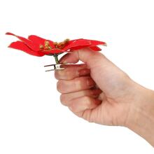 Jõulukaunistus "Poinsettia" Springos CA0732 13x13 cm