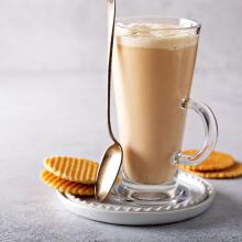 Klaasid latte jaoks, magustoidud sangaga Springos HA7496 280 ml komplektis 6 tk.