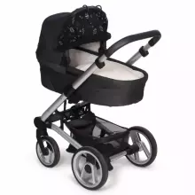 Dooky Universal  Romantic Leaves Black Art.224267 Kaitse tuule ja päikese eest