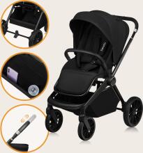 Lionelo Mika Plus 2 in 1 Art.226857 Black Onyx