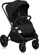 Lionelo Mika Plus 3 in 1 Art.226858 Black Onyx Universaalne jalutuskäru 3 ühes
