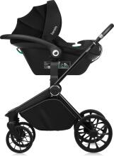 Lionelo Mika Plus 3 in 1 Art.226858 Black Onyx Universaalne jalutuskäru 3 ühes