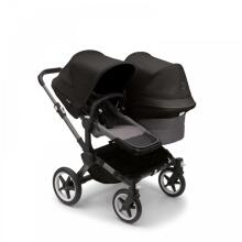 Bugaboo Donkey 6 Double  Art.227108 Heritage Black  Beebi universaalne jalutuskäru trafo
