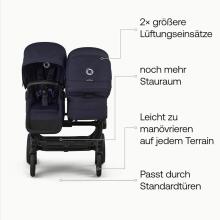 Bugaboo Donkey 6 Double  Art.227108 Heritage Black  Beebi universaalne jalutuskäru trafo