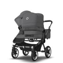 Bugaboo Donkey 6 Double Art.22711 Moon Grey Beebi universaalne jalutuskäru trafo