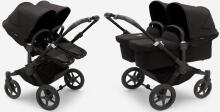 Bugaboo Donkey 6 Twin Art.227114 Heritage Black Beebi universaalne jalutuskäru trafo