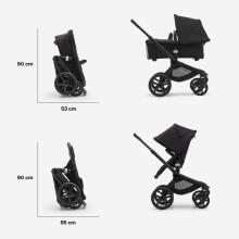 Bugaboo Fox 5 2 in 1 Art.227117 Moon Grey Beebi universaalne jalutuskäru trafo