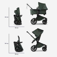 Bugaboo Fox 5  2 in 1 Art.227122 Heritage Black Beebi universaalne jalutuskäru trafo