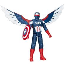AVENGERS Kapteiņa Amerikas Deluxe Titāna filmas figūriņa, 30 cm