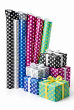 Gift Paper DeLux Spots Art.230326 Kinkepaber 200x70cm