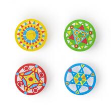 Mini puidust vurr – Tsirkus (1 tk., 4 kujundust)