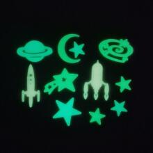 Space Adventure - Helendavad kaunistused - Kosmos (34 tk.)