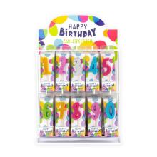 Birthday Fun - Свечи-цифры - Глиттер мини (микс 0–9)