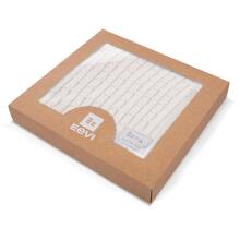 EWA 927897 Bambu blanket ecru braid + aɖaka