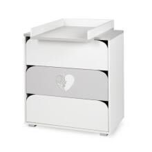 Klups Nel Heart Art.233080 Puidust kummut vahetatava pinnaga
