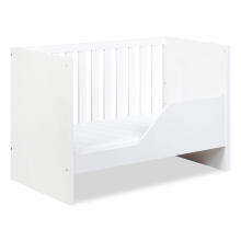 Klups Amelia Art.233081 White  Laste puidust võrevoodi 120x60 cm