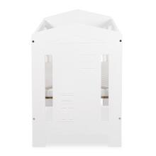 Klups Ida Art.233088 White Laste puidust võrevoodi 120x60 cm