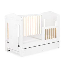 Klups Ida Art.233089 White/Pine Laste puidust võrevoodi 120x60 cm