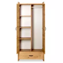 Klups Amelia Art.233122 two-door wardrobe, oak