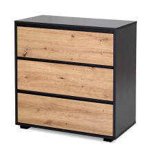 Klups Dalia Art.233197 Anthracite/Oak kummut vahetatava pinnaga