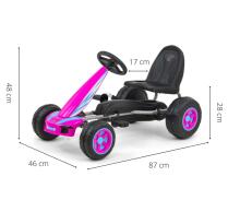 MILLY MALLY 3128 Viper Pink ƒe Pedal Go-Kart