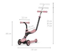 MILLY MALLY 4541 Qplay Ʋuʋudedi Sema 3in1 pink