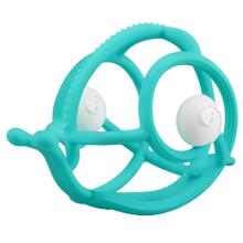 Mombella 00604 Teal Akpɔkplɔ Rattle Teether