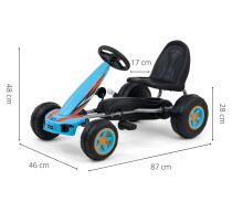 MILLY MALLY 3127 Pedal Go-Kart Viper Blu