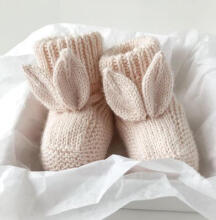 La Bebe™ Lambswool Natural Eco Socks/Booties Art.236716 Natural wool socks/boots for newborns
