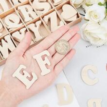 Wooden Letters A-Z  Art.23676 Puidust täht, 1 tk.