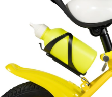 Kids Bike Wheels Collas 12' Yellow Art.238297  Laste kaherattaline jalgratas lisaratastega
