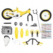 Kids Bike Wheels Collas 12' Yellow Art.238297  Laste kaherattaline jalgratas lisaratastega