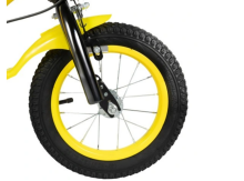 Kids Bike Wheels Collas 12' Yellow Art.238297  Laste kaherattaline jalgratas lisaratastega