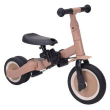 Little Dutch Pushbar Tricycle 4 in 1 Lio Art.T6080.MACCHIATO Laste kolmerattaline käepidemega