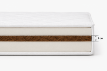 La Bebe™ Coconut Art.238404 1 cm kookoskiudplaat