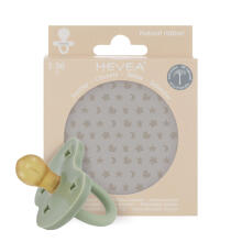 Hevea Round Stars Moon  Art.239411 Natural   Natural Rubber Pacifier