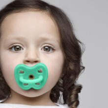 Hevea Natural Rubber Pacifier Round Art.239428 Milky White/Grey Natural Rubber Pacifier