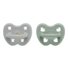 Hevea Natural Rubber Pacifier Anatomical Art.239435 Grey/Sage Natural Rubber Pacifier
