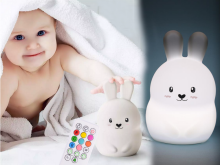 Kids Severno  Projector Rabbit Art.239838Children's night light led rabbit touch rgb remote control